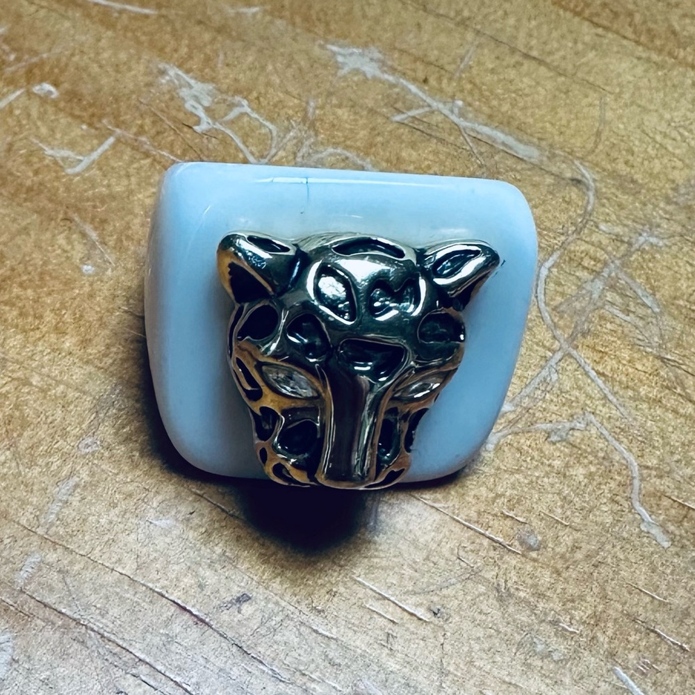 Vintage cheetah ring